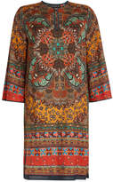 Thumbnail for your product : Etro Printed Wool Mini Dress