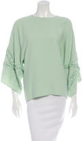 Thumbnail for your product : Elie Saab Embellished Long Sleeve Blouse