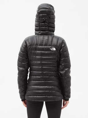 The North Face Summit Quilted Down Hooded Jacket - Black