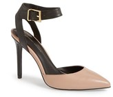Thumbnail for your product : Kurt Geiger 'Brooklyn' Ankle Strap Pointy Toe Pump
