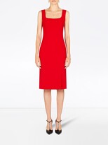Thumbnail for your product : Dolce & Gabbana Square Neck Fitted Dress