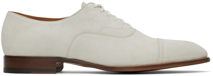 white suede shoes