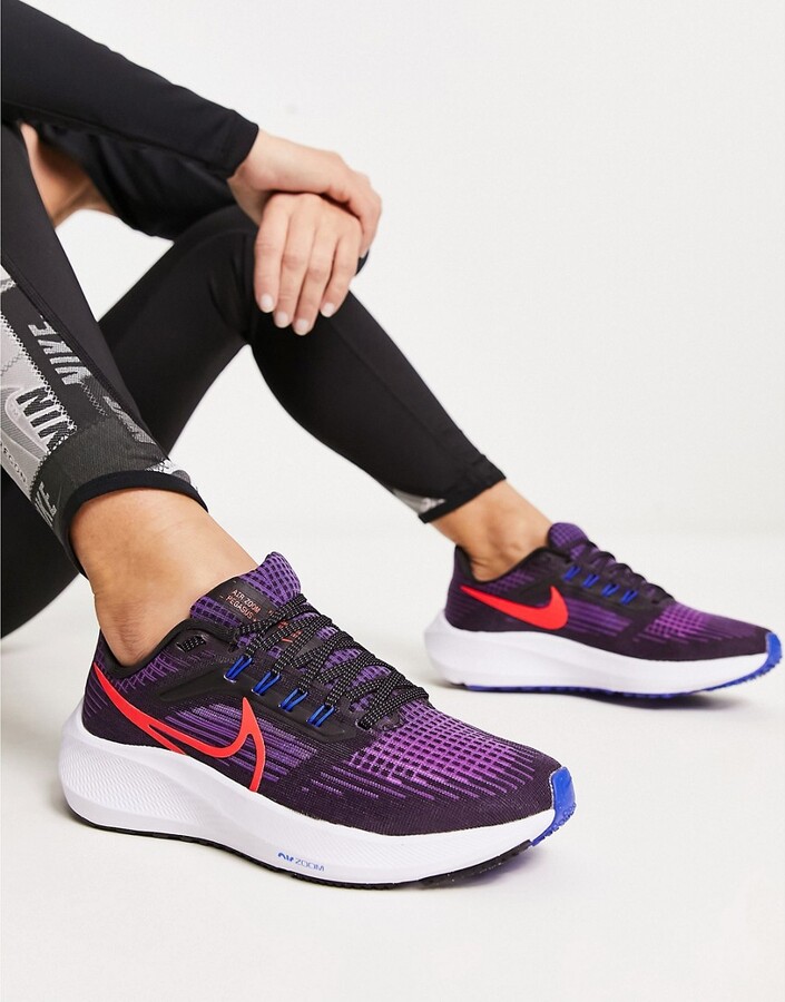 Nike Running Air Zoom Pegasus 39 trainers in black - ShopStyle