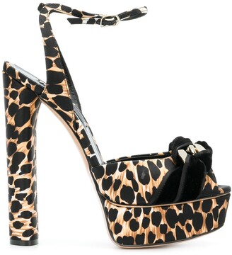 Casadei Leopard Print Sandals