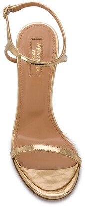 Aquazzura Metallic 115mm Stiletto Sandals