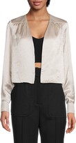 Open Front Cropped Jacket 