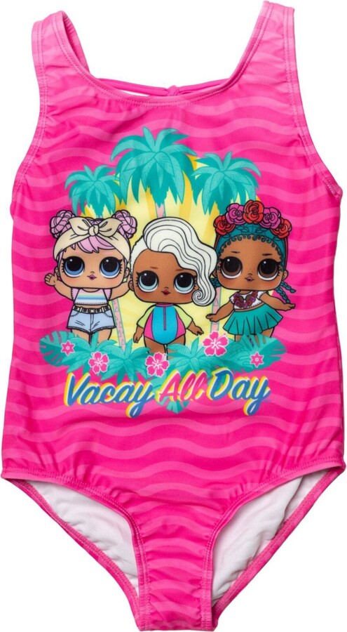 L.O.L. Surprise! Little Girls One Piece Bathing Suit