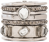 Thumbnail for your product : Rebecca Minkoff Hex Stack Box Rings