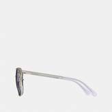 Thumbnail for your product : Coach Metal Tea Rose Cat Eye Sunglasses
