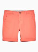 Thumbnail for your product : TopmanTopman Coral Stretch Skinny Chino Shorts