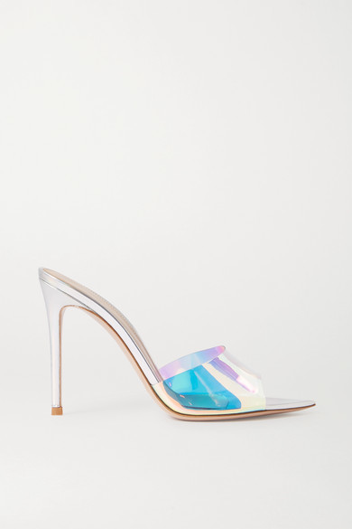 gianvito rossi pvc mules