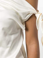 Thumbnail for your product : MM6 MAISON MARGIELA tie shoulder jersey top