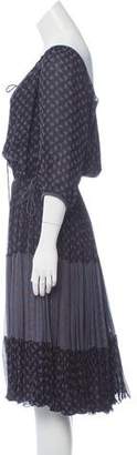 Sophie Theallet Silk Midi Dress