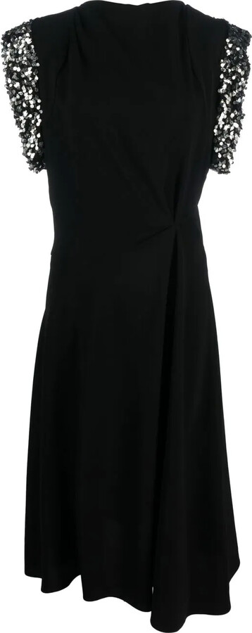 Leronia sequin-embellished midi dress