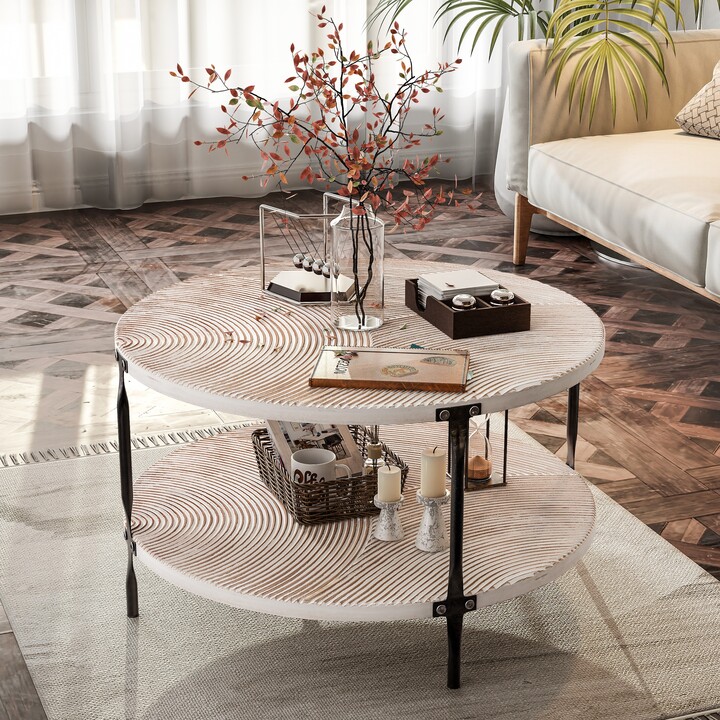 Westhoff shops solid wood end table with storage