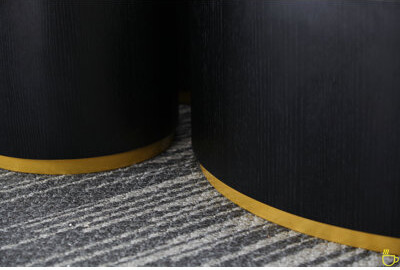 Everly Quinn Round Coffee Table Side Table