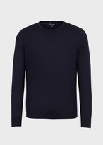 Thumbnail for your product : Giorgio Armani Pure Wool Crew Neck Pullover
