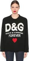 Thumbnail for your product : Dolce & Gabbana Oversized Logo Cashmere Knit Sweater