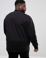 Thumbnail for your product : Polo Ralph Lauren Big & Tall Double Knit Jersey Bomber In Black