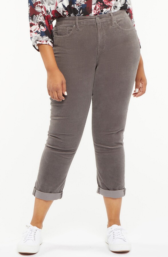 NYDJ Margot High Waist Fine Wale Corduroy Pants