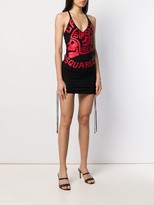 Thumbnail for your product : DSQUARED2 Jersey Logo Tassel Dress
