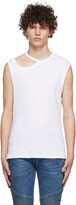Thumbnail for your product : Balmain White Cotton T-Shirt