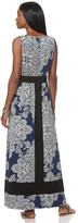 Thumbnail for your product : Chaps Petite Paisley Maxi Dress