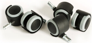 Slipstick 2" Floor Protecting Rubber Office Chair Caster