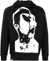 Thumbnail for your product : Charles Jeffrey Loverboy Graphic-Print Organic Cotton Hoodie