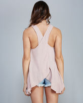 Thumbnail for your product : Wet Seal Gauze Open-Back Wrap Tank