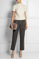 Thumbnail for your product : Valentino Wool and silk-blend top