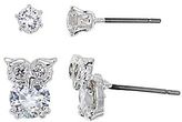 Thumbnail for your product : JCPenney SPARKLE ALLURE Cubic Zirconia 2-pr. Owl & Stud Earring Set
