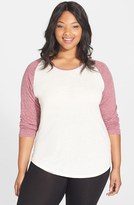 Thumbnail for your product : Make + Model Baseball Tee (Plus Size)