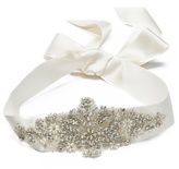 Thumbnail for your product : Marchesa Crystal Ribbon Belt