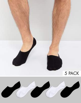 Jack and Jones Invisible Socks 5 Pack