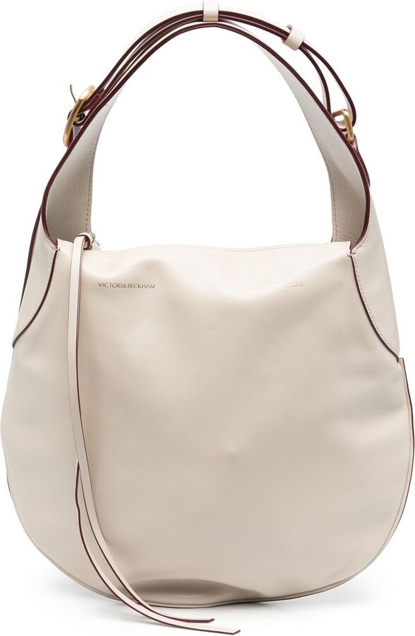 Victoria Beckham Mini Bucket Bag In Burgundy Leather in White Womens Bags Bucket bags and bucket purses 