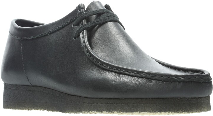 clark wallabees black