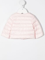 Thumbnail for your product : Moncler Enfant Floral Applique Padded Jacket