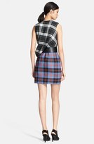 Thumbnail for your product : McQ Plaid Drape Top Dress
