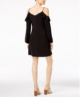 Thumbnail for your product : MICHAEL Michael Kors Petite Chain-Strap Cold-Shoulder Dress