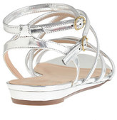 Thumbnail for your product : J.Crew Emmaline mirror metallic mini-wedge sandals