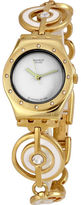 Thumbnail for your product : Swatch Irony Lady Lady Golden Waters White Dial Ladies Watch YSG128G