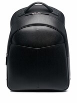 Thumbnail for your product : Montblanc Zip-Up Leather Backpack