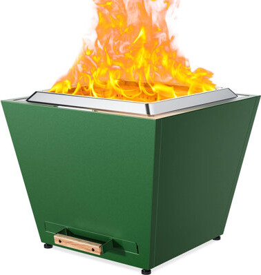 25 Inch Smokeless Fire Pit - Stainless Steel With Corrosion Resistance Portable For Camping, Backyard, Patio Pull-out Ash Pan Outdoor Use