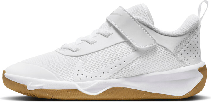 Nike Omni Multi-Court Little Kids' Shoes in White - ShopStyle