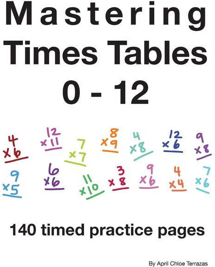 Mastering Times Tables 0 - 12 (Paperback)