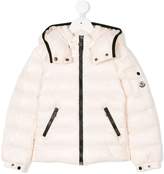 Thumbnail for your product : Moncler Kids contrast zip padded jacket