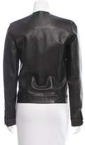Thumbnail for your product : Balenciaga Collarless Leather Jacket