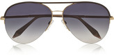 Thumbnail for your product : Victoria Beckham Palomino aviator metal sunglasses