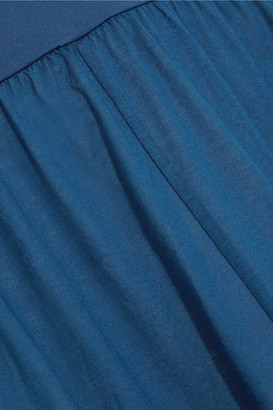 Eres Zephyr Ankara Cotton-jersey Maxi Dress - Storm blue